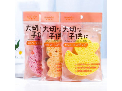 알록달록 아동 목욕 스펀지 3p 1세트 204934