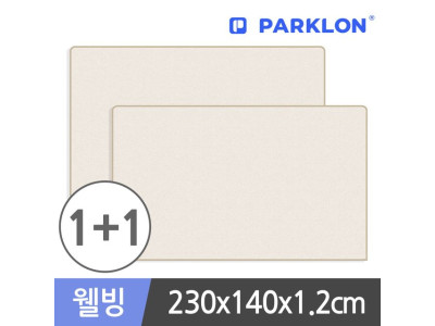 파크론 1+1 무지베이지 웰빙 놀이방매트 무지베이지 230x140x1.2cm