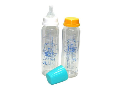 물병 수유 유리 세트 젖병 유아 245ml 2인조 SNM