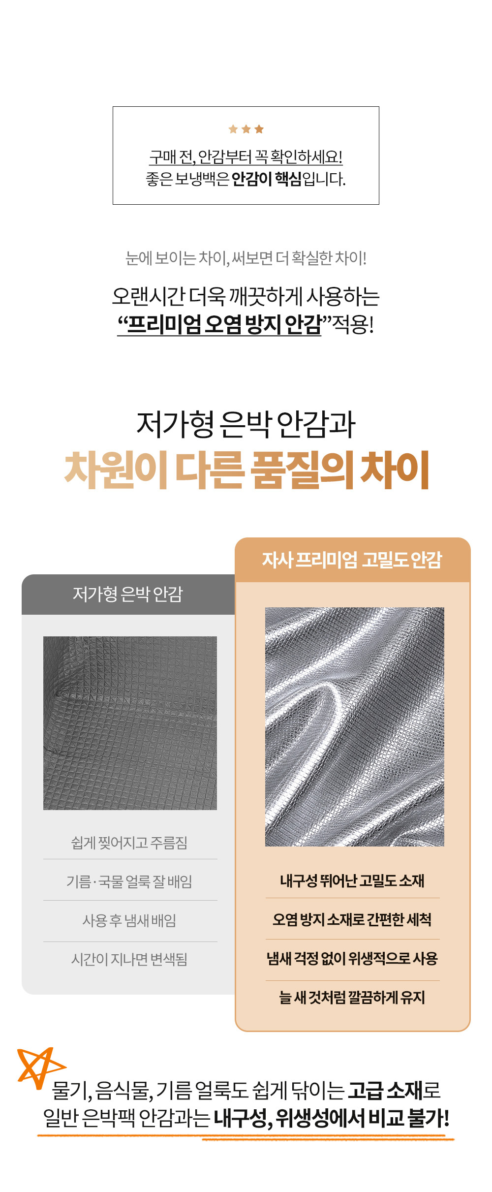 17L 도시락 가방 휴대용 아이스백 보냉 파우치