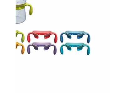 스텝업 젖병핸들2pcs 블루 핑크 그린 택1 아기용품 치코젖병 육아용품