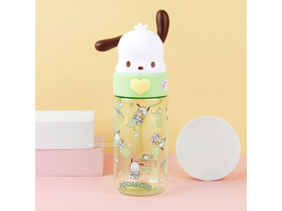 산리오 포차코 입체 피규어 물통 500ml