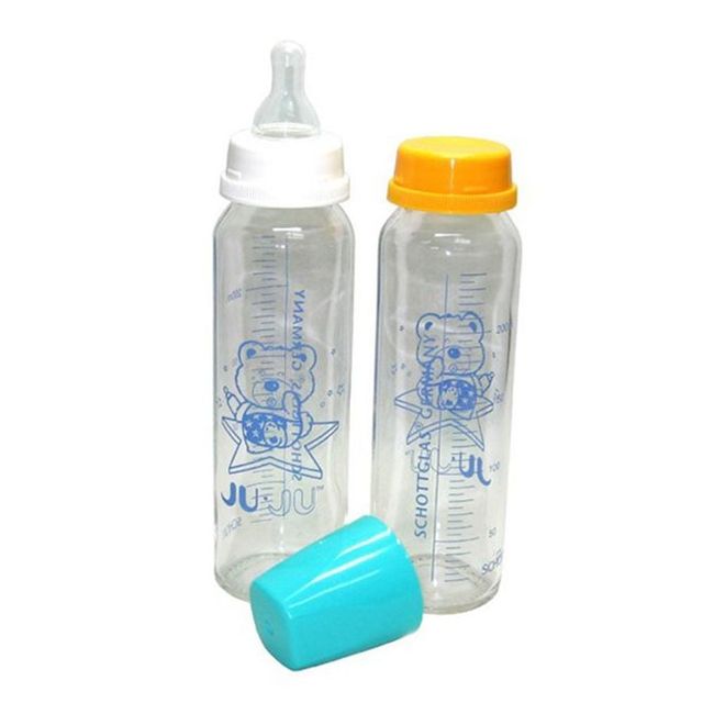물병 젖병 수유 2인조 유리 245ml 세트 유아